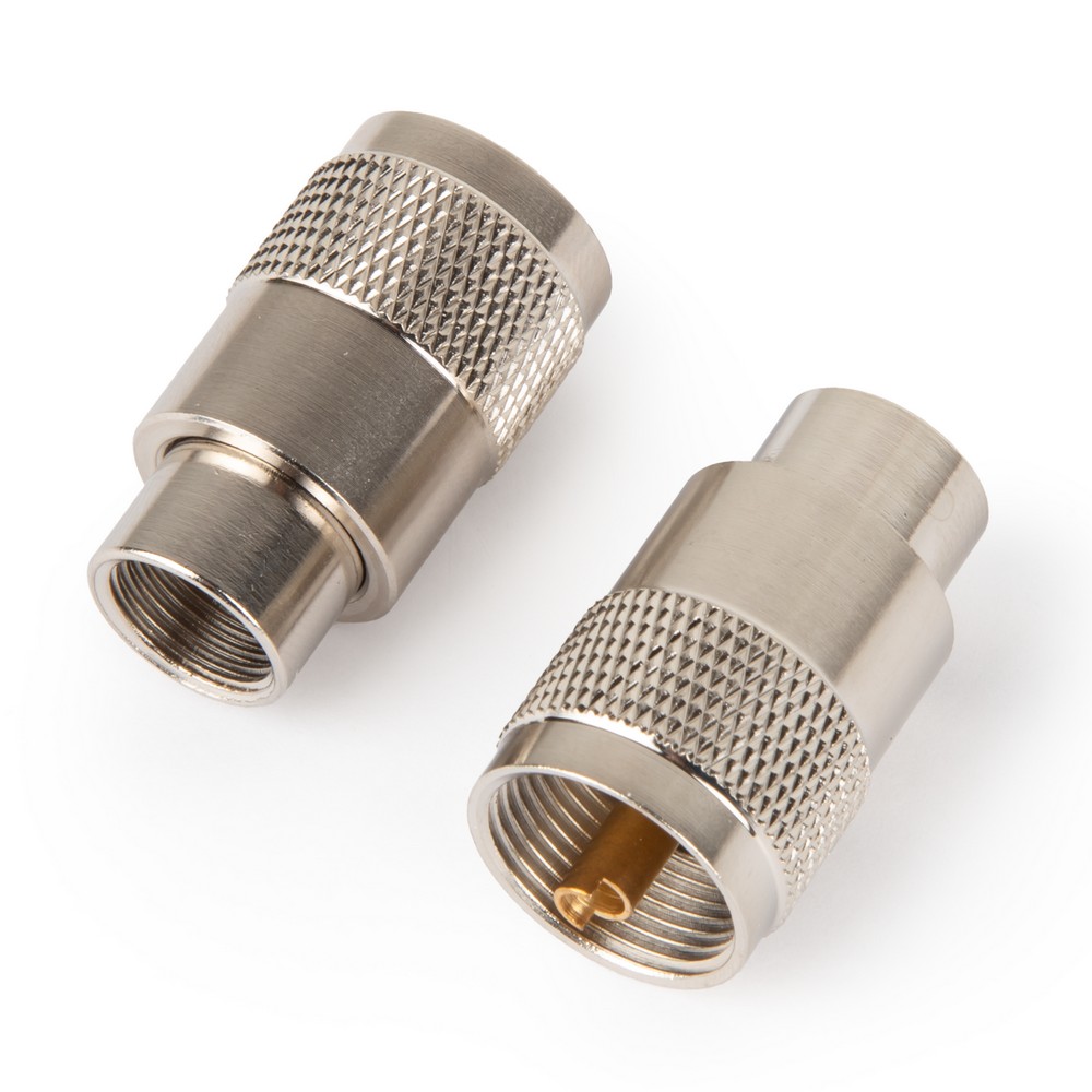 Разъём UHF-male  на кабель RG-213, накручивающийся