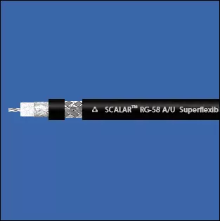 ВЧ кабель SCALAR RG-58 A/U PVC (black)