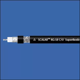 ВЧ кабель SCALAR RG-58 C/U PVC (black)